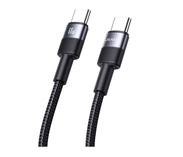 USAMS Kabel USB-C na USB-C set 30szt, 60W 1,2m pleciony - 1569055 - zdjęcie
